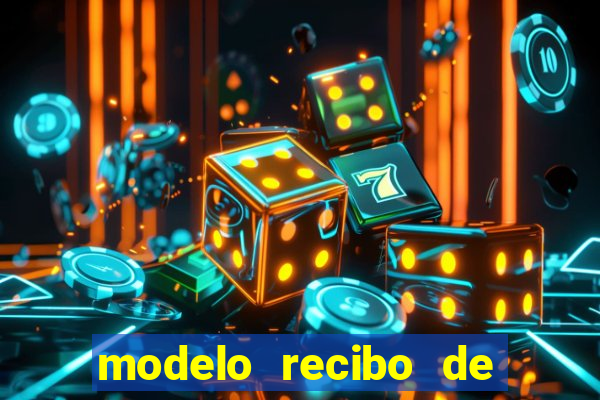 modelo recibo de pagamento autonomo